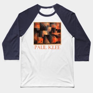 Gradation, Red-Green (Vermillion) by Paul Klee Baseball T-Shirt